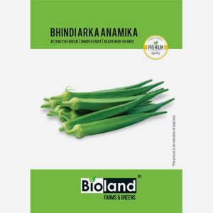 BIOLAND Lady Finger or Bhindi Arka Anamika Okra Seeds