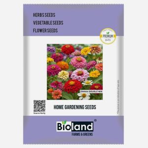 BIOLAND Zinnia Double Mix Seeds