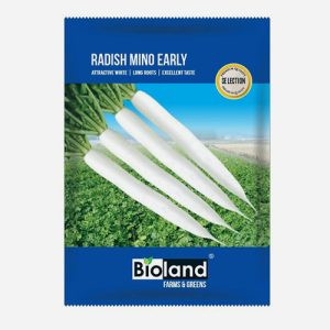 BIOLAND Radish Mino Early Seeds for Sowing Purpose