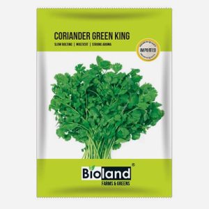 BIOLAND Coriander Green King Seeds (Dhaniya Beej)