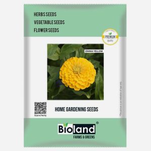 BIOLAND Zinnia Yellow Seeds