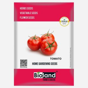 BIOLAND Red Tomato Seeds for Kitchen Gardening | Tamatar Beej for Home Garden